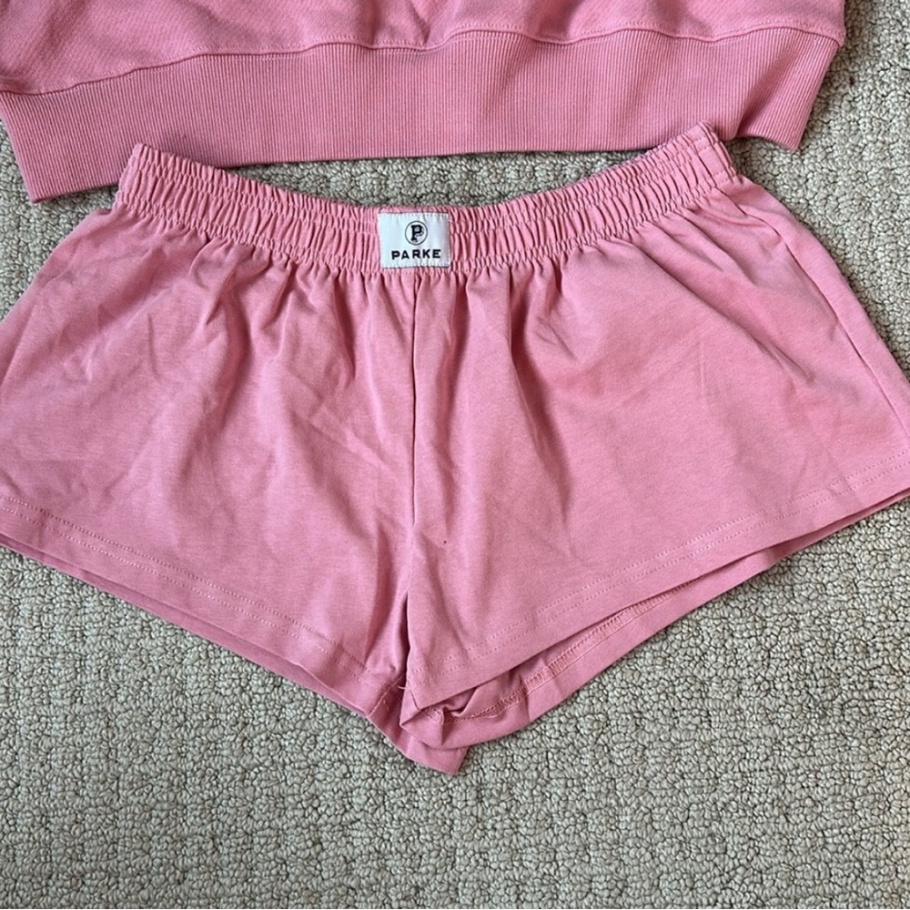 PARKE shorts (S) Conch + Peel